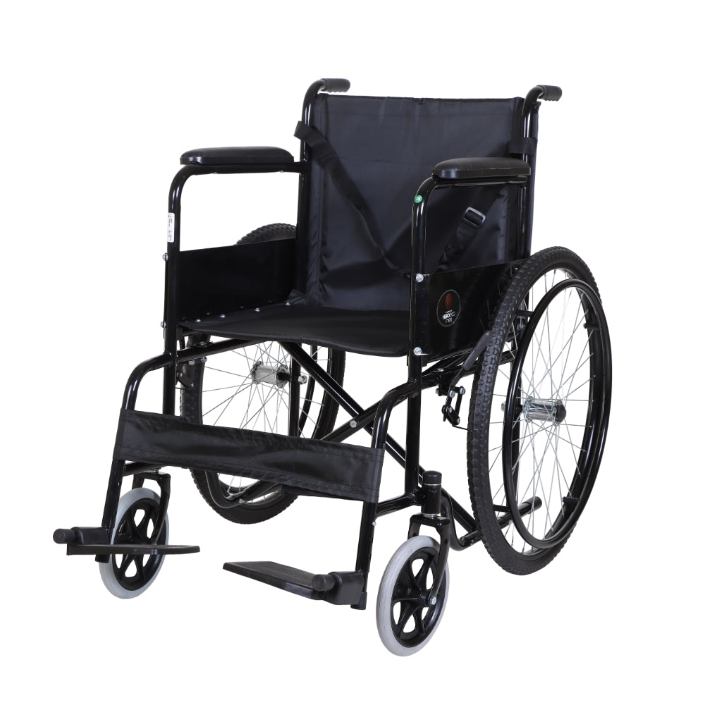 MHL 1001 - Manual Black Wheelchair