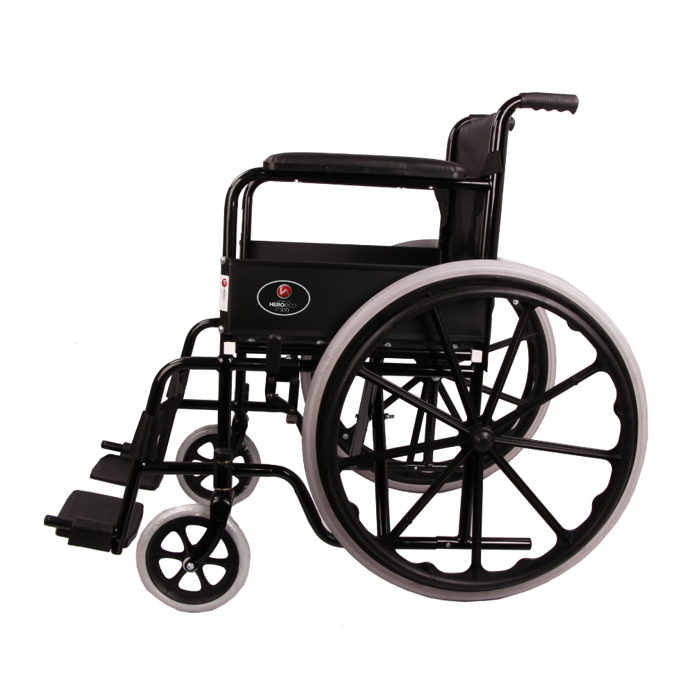 MHL 1001 - PU - Manual Black Mag Wheel Chair