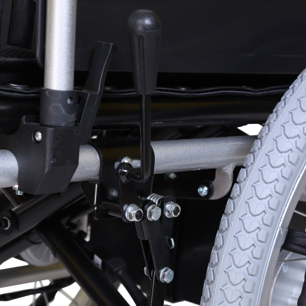 MHL 1007-S (LFP) Foldable Electric Wheelchair with Spoke Wheels and wide tyres (Lithium Battery)