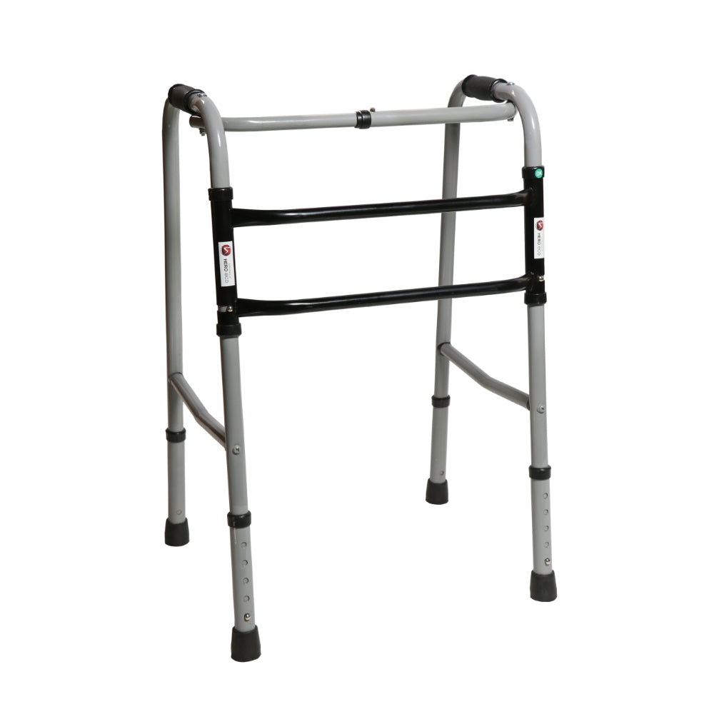 MHL 2018 - Walker with double bar and powder coated MS frame