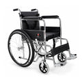 Hero Ecomed- Winn 202 C Manual Commode Wheelchair | Foldable Chrome Frame | Detachable Commode Bucket | Portable Wheelchair for Patients & Elderly | 100 kg Capacity