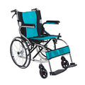 Hero Ecomed Winn 203 L | Lightweight Manual Aluminium Wheelchair | Foldable Frame | Flippable Backrest | Propelling Ring | Easy Portable Wheelchair For Patients & Elderly | 100 kg Capacity