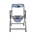 Hero Ecomed ReLive 103 C | Commode Chair | Powder Coated Frame | Foldable | Padded Seat | Height Adjustable | Removable Pot | Commode Chair For Patients & Elderly