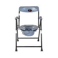 Hero Ecomed ReLive 103 C | Commode Chair | Powder Coated Frame | Foldable | Padded Seat | Height Adjustable | Removable Pot | Commode Chair For Patients & Elderly