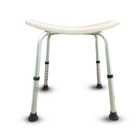 Hero Ecomed  ReLive 101 Q | Aluminium Shower Chair | Adjustable Height Bathroom Chair | Lightweight Shower Chair | Non-Slip Bathing Chair for Adults & Recovery Patients  | Capacity 100 kg