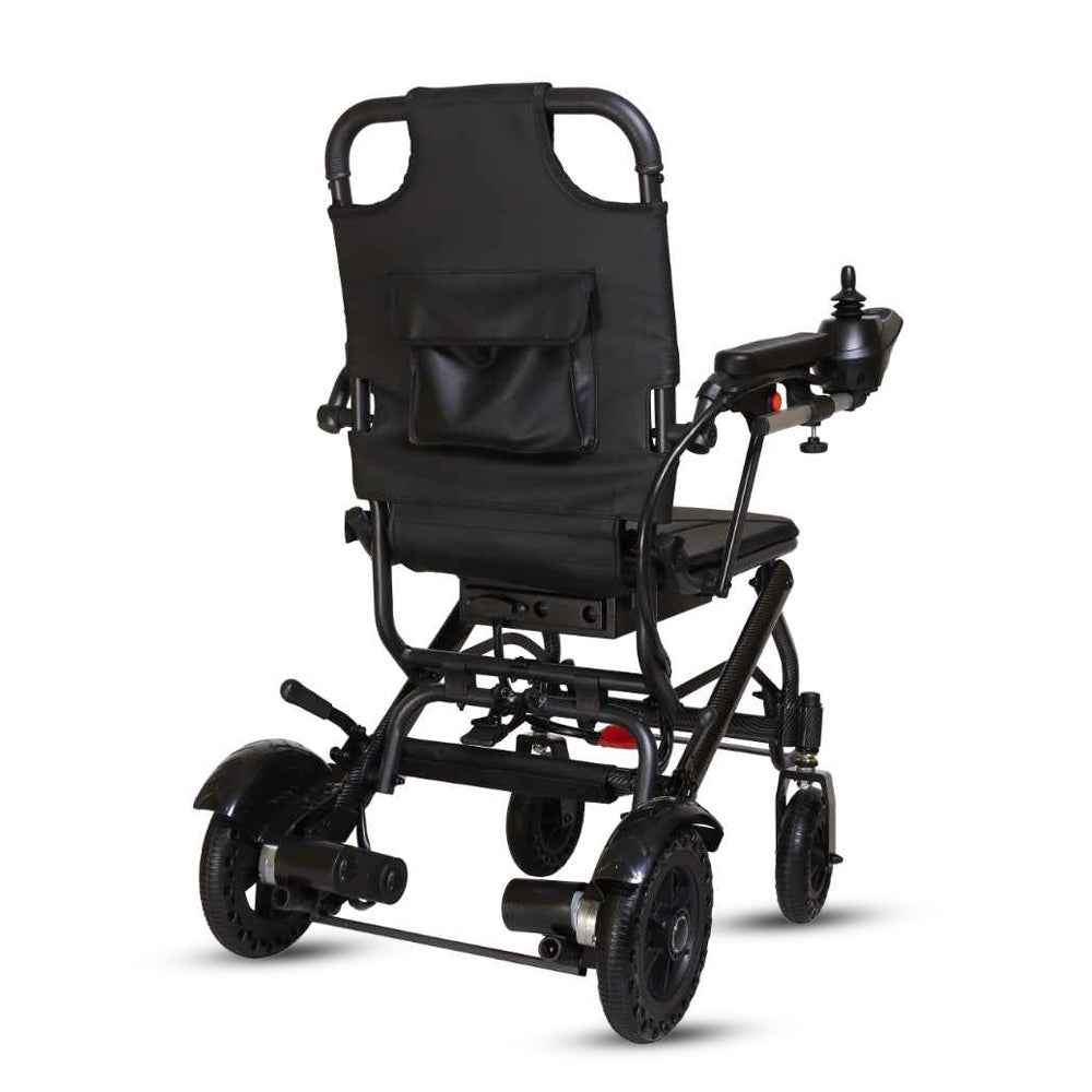 Hero Ecomed - E-Winn 303 I Electric Wheelchair | Lightweight Foldable Aluminium Wheelchair | Lithium Battery & Joystick Control | 17.7 kg Portable Design | Mobility Support for Elderly & Disabled | 100 kg Capacity
