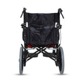 Hero Ecomed - Winn 201 T | Manual Wheelchair | Lightweight Foldable Attendant Mobility with Brakes & Compact Rear Wheels | Portable Transport Wheelchair for Elderly & Patients