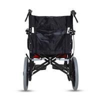 Hero Ecomed - Winn 201 T | Manual Wheelchair | Lightweight Foldable Attendant Mobility with Brakes & Compact Rear Wheels | Portable Transport Wheelchair for Elderly & Patients