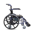 Hero Ecomed Winn 304 C | Manual Wheelchair with Propelling Ring  | Powder Coated MS Frame | High Back wheelchair | Commode Provision | For Patients & Elderly | 120 kg Capacity