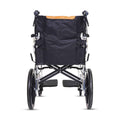 Hero Ecomed Winn 202 L | Lightweight Manual Aluminium Wheelchair | Foldable Frame | Flippable Backrest | Attendant Brake | Easy Portable Wheelchair For Patients & Elderly | 100 kg Capacity