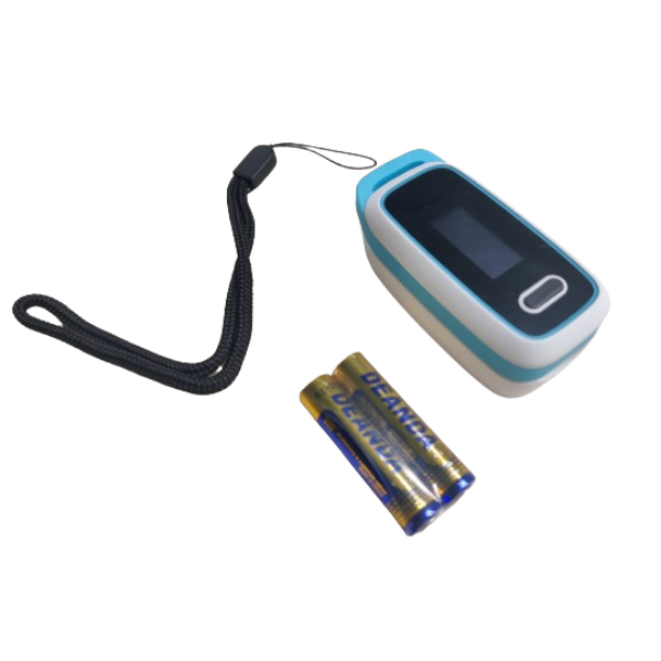 LOX 100 C Fingertip Pulse Oximeter - SpO2 monitor for measuring pulse rate and blood oxygen saturation level