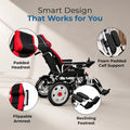 Hero Ecomed E-Winn 304 A | Electric Foldable Wheelchair | Dual Motor | 5-Speed Joystick Control | Motorized Wheelchair for Elderly &amp; Disabled | Capacity 120 kg