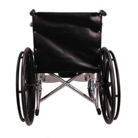 MHL 1002 C-Eva Manual Chrome finish Commode Wheelchair with Mag Wheels and Eva tyres
