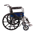 MHL 1002 C-Eva Manual Chrome finish Commode Wheelchair with Mag Wheels and Eva tyres