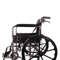 MHL 1002 AX - EVA Manual Chrome Wheelchair with Attendend Brakes & Foam Upholstery