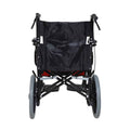 MHL 1004 Z - Lightweight Foldable Manual Wheelchair with attendant brakes and compact-size rear wheels