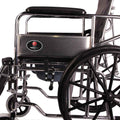 MHL 1006-EVA - Manual Reclining Commode Wheel Chair with Mag wheels and Eva tyres