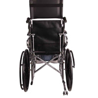 MHL 1006-EVA - Manual Reclining Commode Wheel Chair with Mag wheels and Eva tyres