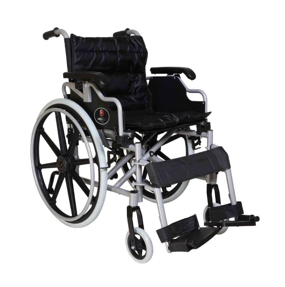 MHL 5000 A - Manual Wheelchair with Detachable Rear Wheels and Adjustable Armrests
