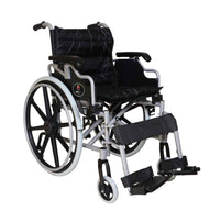 MHL 5000 A - Manual Wheelchair with Detachable Rear Wheels and Adjustable Armrests