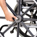 MHL 5000 A - Manual Wheelchair with Detachable Rear Wheels and Adjustable Armrests