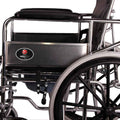 MHL 1006 PU - Manual Reclining Commode Wheel Chair with Mag wheels and PU tyres